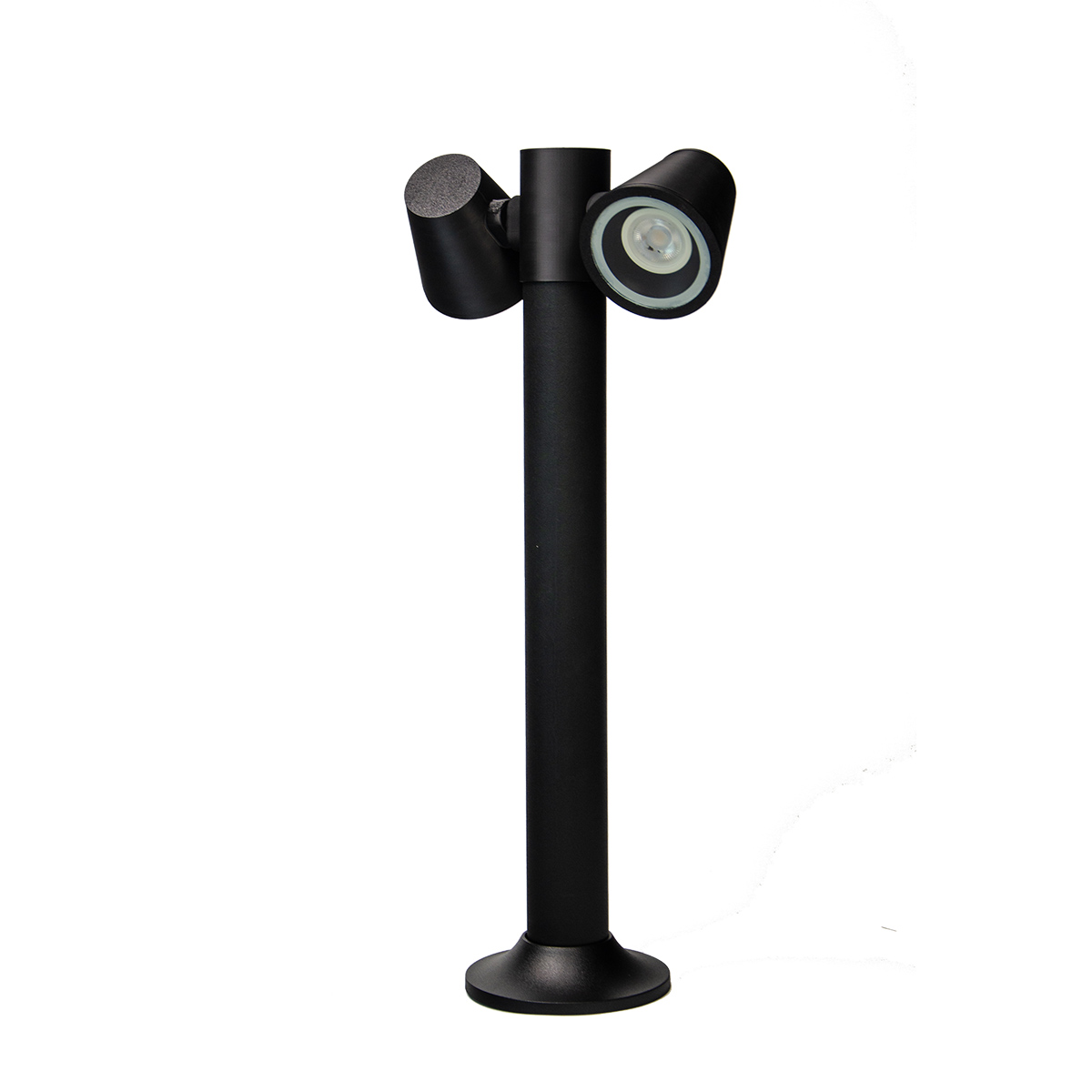 it-Lighting Shasta 2xGU10 Outdoor Pole Light Black D:150x305x600mm (80400814)